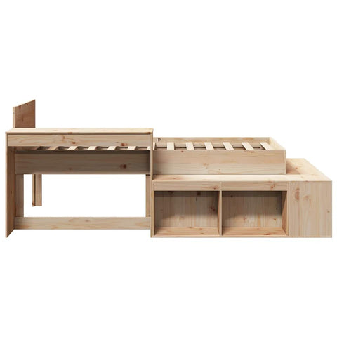 vidaXL Bed Frame without Mattress 80x200 cm Solid Wood Pine