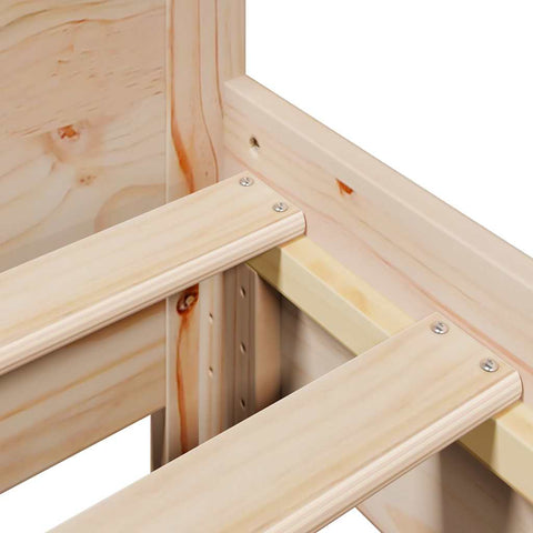 vidaXL Bed Frame without Mattress 80x200 cm Solid Wood Pine