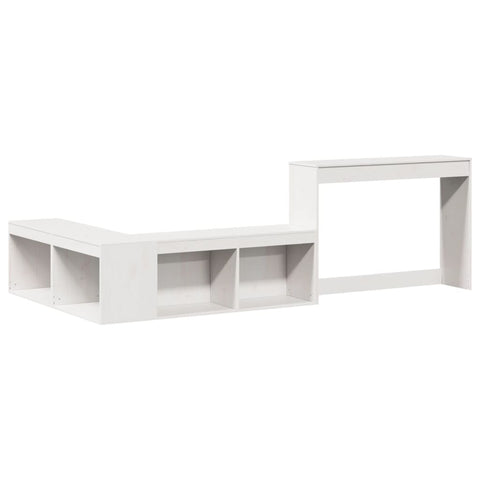 vidaXL Bed Frame without Mattress White 80x200 cm Solid Wood Pine