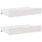 vidaXL Bookcase Bed without Mattress White 150x200 cm King Size Solid Wood Pine