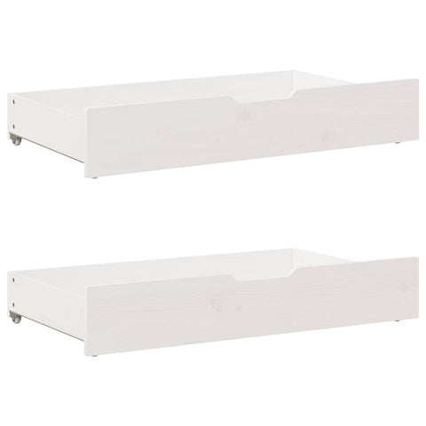 vidaXL Bookcase Bed without Mattress White 120x200 cm Solid Wood Pine