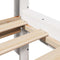 vidaXL Bookcase Bed without Mattress White 90x190 cm Single Solid Wood Pine