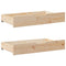 vidaXL Bookcase Bed without Mattress 75x190 cm Small Single Solid Wood Pine