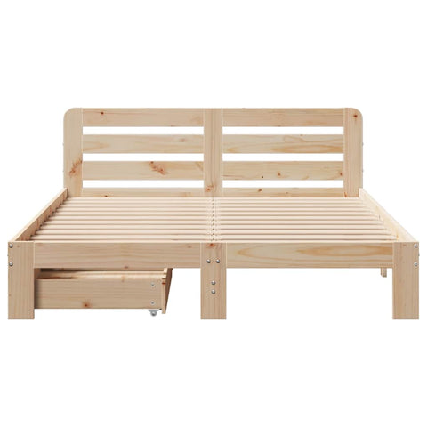 vidaXL Bed Frame without Mattress 120x200 cm Solid Wood Pine