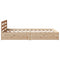 vidaXL Bed Frame without Mattress 120x200 cm Solid Wood Pine