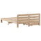 vidaXL Bed Frame without Mattress 120x200 cm Solid Wood Pine