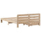 vidaXL Bed Frame without Mattress 160x200 cm Solid Wood Pine