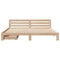 vidaXL Bed Frame without Mattress 200x200 cm Solid Wood Pine