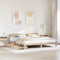 vidaXL Bed Frame without Mattress 200x200 cm Solid Wood Pine