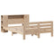 vidaXL Bed Frame without Mattress 140x200 cm Solid Wood Pine