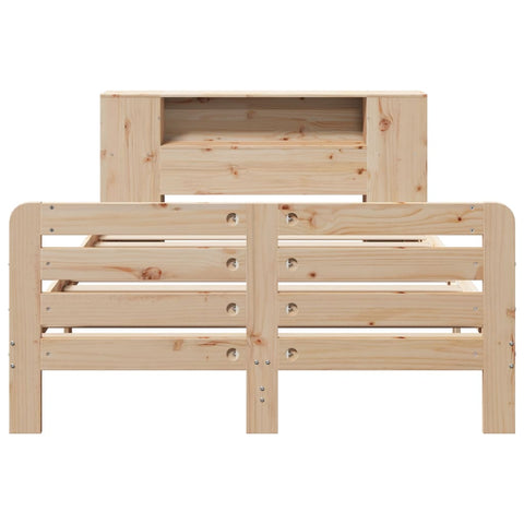 vidaXL Bed Frame without Mattress 140x200 cm Solid Wood Pine