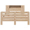vidaXL Bed Frame without Mattress 140x200 cm Solid Wood Pine
