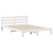 vidaXL Bed Frame without Mattress White 160x200 cm Solid Wood Pine