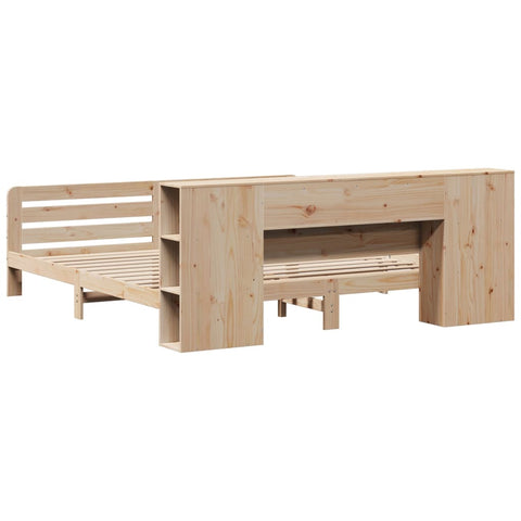 vidaXL Bed Frame without Mattress 180x200 cm Super King Solid Wood Pine