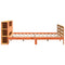 vidaXL Bed Frame without Mattress Wax Brown 180x200 cm Super King Solid Wood Pine