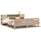 vidaXL Bed Frame without Mattress 200x200 cm Solid Wood Pine