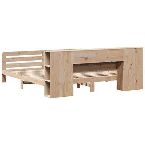 vidaXL Bed Frame without Mattress 200x200 cm Solid Wood Pine