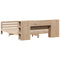 vidaXL Bed Frame without Mattress 200x200 cm Solid Wood Pine