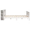 vidaXL Bed Frame without Mattress White 200x200 cm Solid Wood Pine