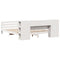vidaXL Bed Frame without Mattress White 200x200 cm Solid Wood Pine