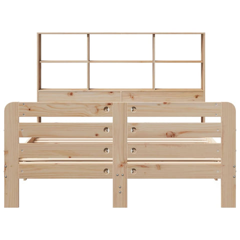 vidaXL Bed Frame without Mattress 140x200 cm Solid Wood Pine