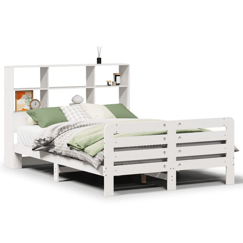 vidaXL Bed Frame without Mattress White 160x200 cm Solid Wood Pine