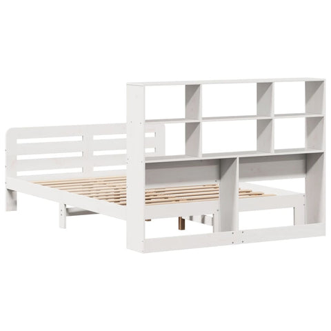 vidaXL Bed Frame without Mattress White 160x200 cm Solid Wood Pine