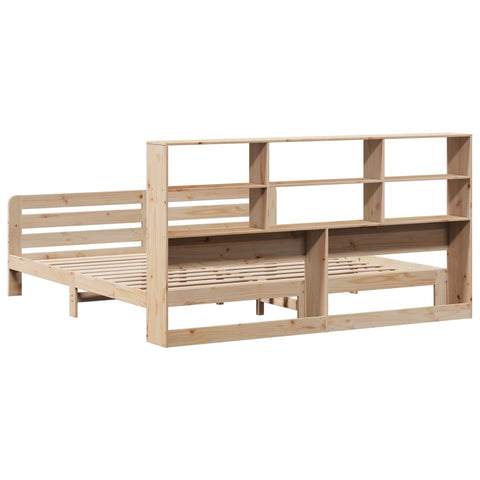 vidaXL Bed Frame without Mattress 180x200 cm Super King Solid Wood Pine