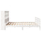 vidaXL Bed Frame without Mattress White 180x200 cm Super King Solid Wood Pine