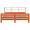vidaXL Bed Frame without Mattress Wax Brown 200x200 cm Solid Wood Pine