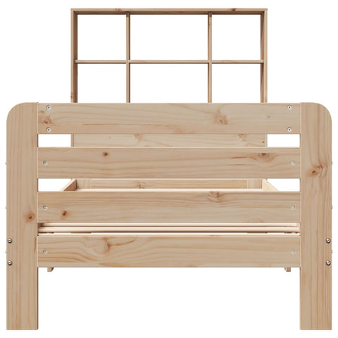 vidaXL Bed Frame without Mattress 90x190 cm Single Solid Wood Pine