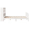 vidaXL Bed Frame without Mattress White 140x190 cm Solid Wood Pine