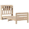 vidaXL Bookcase Bed without Mattress 90x200 cm Solid Wood Pine