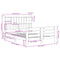 vidaXL Bookcase Bed without Mattress Wax Brown 140x200 cm Solid Wood Pine