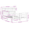 vidaXL Bookcase Bed without Mattress White 160x200 cm Solid Wood Pine