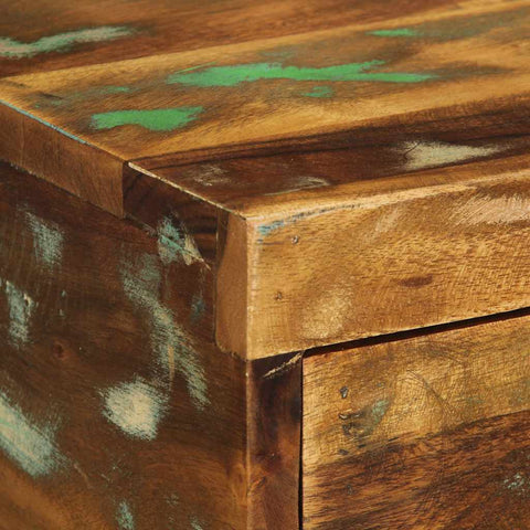 vidaXL Wall-mounted Bedside Cabinet Solid Wood Reclaimed