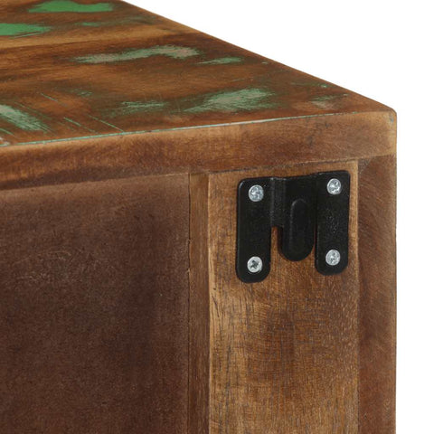 vidaXL Wall-mounted Bedside Cabinet Solid Wood Reclaimed