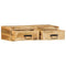vidaXL Wall-mounted TV Cabinet 80x30x19 cm Solid Rough Wood Mango