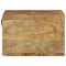 vidaXL Wall-mounted TV Cabinet 60x30x19 cm Solid Rough Wood Mango