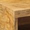 vidaXL Wall-mounted TV Cabinet 60x30x19 cm Solid Rough Wood Mango