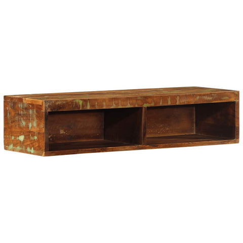 vidaXL Wall-mounted TV Cabinet 80x30x19 cm Solid Wood Reclaimed