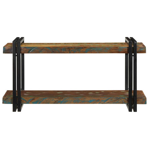 vidaXL Wall Shelf Multicolour Solid Wood Reclaimed