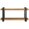 vidaXL Wall Shelf 90x33x45 cm Solid Wood Acacia