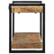 vidaXL Wall Shelf 110x33x45 cm Solid Rough Wood Mango