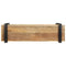 vidaXL Wall Shelf 110x33x45 cm Solid Rough Wood Mango