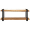 vidaXL Wall Shelf 110x33x45 cm Solid Wood Acacia