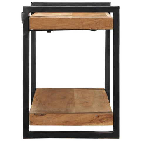 vidaXL Wall Shelf 110x33x45 cm Solid Wood Acacia