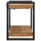 vidaXL Wall Shelf 110x33x45 cm Solid Wood Acacia