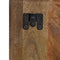 vidaXL Bedside Cabinet Multicolour 50x27x50 cm Solid Wood Reclaimed