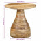 vidaXL Side Table Ø40x40 cm Solid Wood Mango